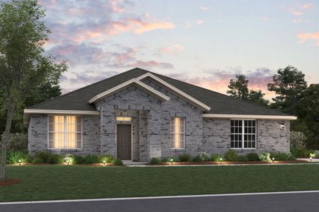New construction Single-Family house 5007 Everly Ter, San Antonio, TX 78263 plan Brazos - image