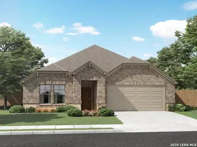 New construction Single-Family house 1529 Corinth Crst, San Antonio, TX 78245 plan The Henderson (C404) - image