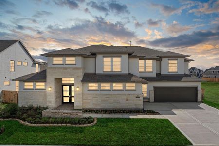 New construction Single-Family house 22615 Cassius Blue Dr, Cypress, TX 77433 plan Trieste - image
