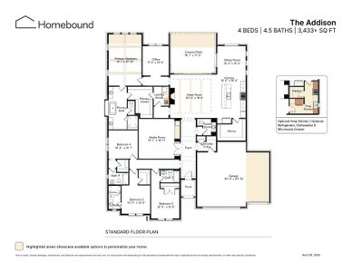 New construction Single-Family house Prosper, TX 75078 plan The Addison - image 3