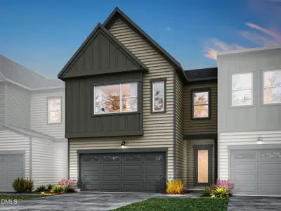 New construction Townhouse house 214 Oak Summit Pl, Chapel Hill, NC 27516 plan Astor - image