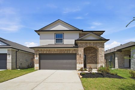 New construction Single-Family house 1535 Windrose Bnd, Angleton, TX 77515 plan Elm - image