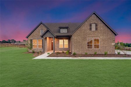 New construction Single-Family house 3613 Horseshoe Drive, Van Alstyne, TX 75495 Verbena- photo 0