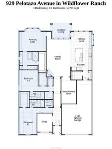 New construction Single-Family house 929 Pelotazo Ave, Dish, TX 76247 plan Canterbury - image