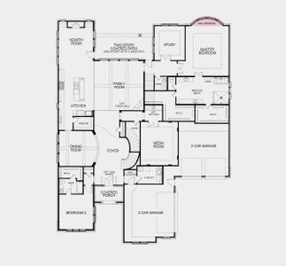 Structural options added include: Bay window at owner' suite, and bath 2 shower.