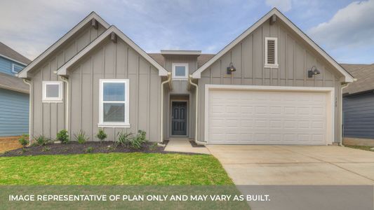 New construction Single-Family house 1722 Windsor Ct, Lockhart, TX 78644 The Bellvue- photo 32 32