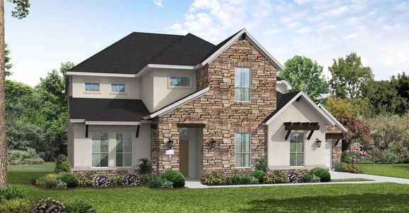 New construction Single-Family house 1641 Hosanna Grande Way, Leander, TX 78641 Kaufman- photo 0