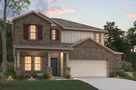 New construction Single-Family house 13535 Piscina Ave, Von Ormy, TX 78073 plan Harrison - image