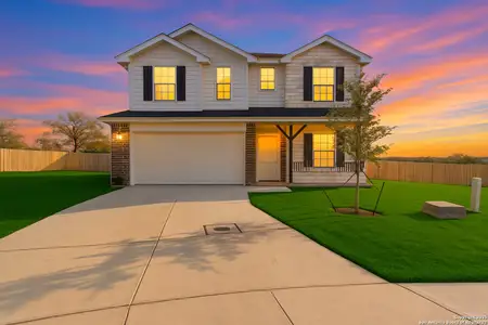 New construction Single-Family house 8823 Catnip Pass, Elmendorf, TX 78112 plan Concho - image