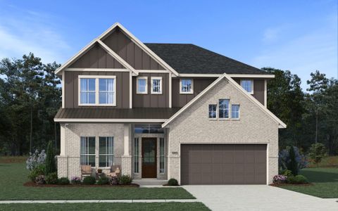 New construction Single-Family house 7323 Prairie Lakeshore Ln, Katy, TX 77493 plan Arcadia – 50′ Lot - image