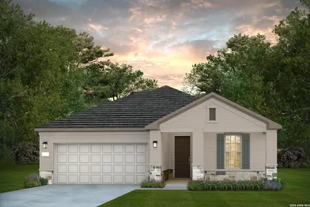 New construction Single-Family house 2263 Baretta Ln, New Braunfels, TX 78132 plan Prosperity - image