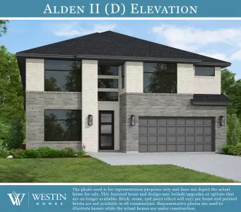 New construction Single-Family house 31530 Meadow Place Ln, Katy, TX 77494 plan The Alden II - image