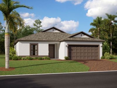 New construction Townhouse house 5560 Patano Loop, Palmetto, FL 34221 Palisades - Single Family Smart Series- photo 0