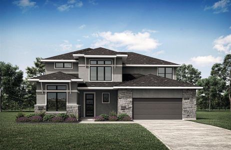 New construction Single-Family house 22070 Breakwater Lane, Porter, TX 77365 Merrick II- photo 0