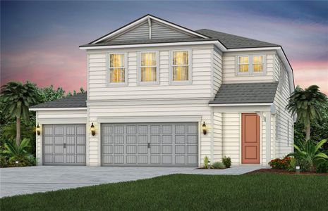 New construction Single-Family house 84 Lake Manatee Dr, Palm Coast, FL 32137 plan Seaport Select - image