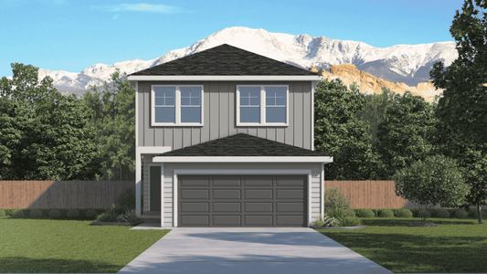 New construction Single-Family house 6681 Raven Ridge Ter, Colorado Springs, CO 80925 plan Starling - image