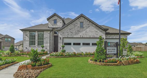 New construction Single-Family house 411 Aztec Cave Dr, New Caney, TX 77357 plan Orlando - image