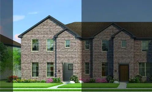 New construction Townhouse house 232 Territory Trl, Fort Worth, TX 76120 Bowie 4B1 A- photo 0 0