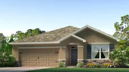 New construction Single-Family house 3505 Hazy Glen Ln, Plant City, FL 33565 plan Aria - image