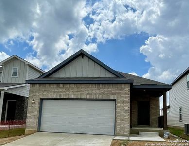 New construction Single-Family house 7655 Birch Hollow, San Antonio, TX 78252 Buchanan Homeplan- photo 0