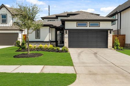 New construction Single-Family house 24810 Vervain Meadow Trl, Katy, TX 77493 PRESIDIO- photo 0