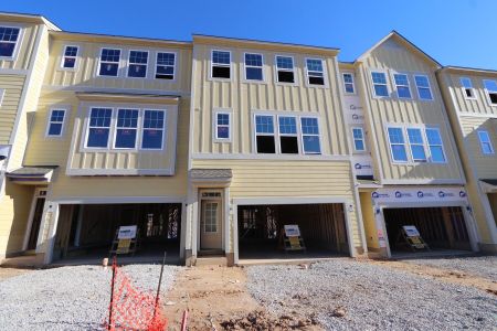 New construction Townhouse house 2313 Bay Minette Sta, Apex, NC 27502 Hyde Park - Front Entry Townhomes- photo 3 3