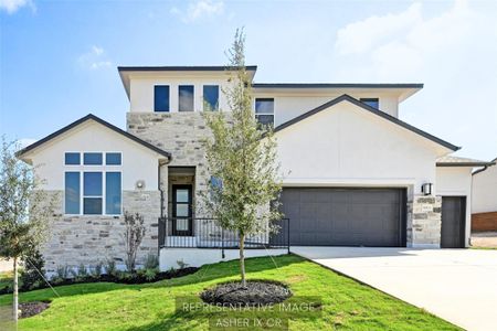 New construction Single-Family house 17717 Absinthe Dr, Austin, TX 78738 plan The Asher IX - image