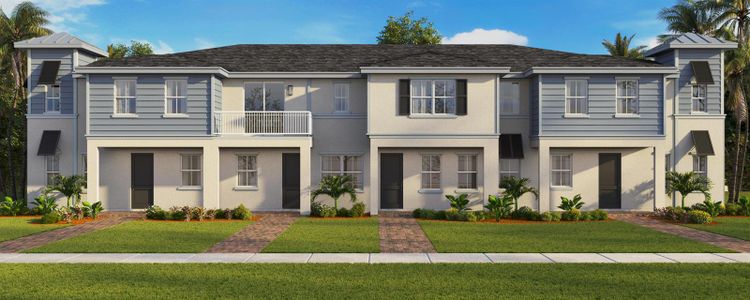 New construction Townhouse house 747 Se Central Pkwy, Unit 43, Stuart, FL 34994 plan Yellowfin - image