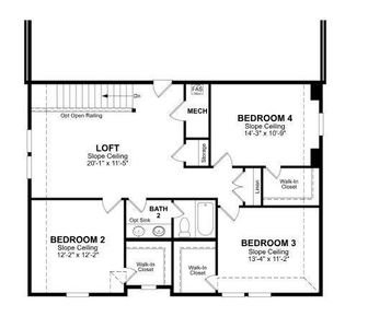 Beazer Homes Verandah Rainier Floorplan.