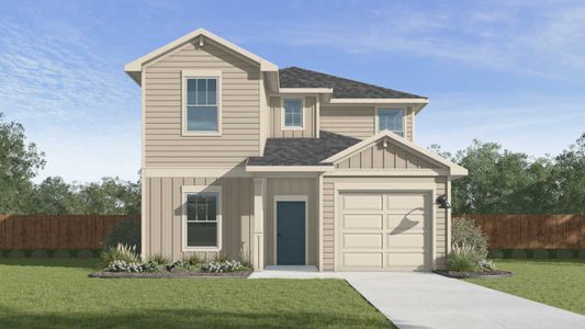 New construction Single-Family house 1122 Celosia Lp, Uhland, TX 78640 plan The Violet - image