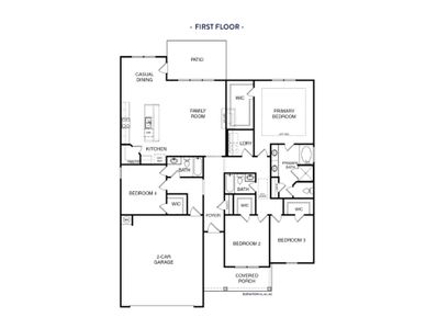 New construction Single-Family house 1025 Red Oak Blvd, Loganville, GA 30052 plan (GA)The Carson | Front Entry - image 5