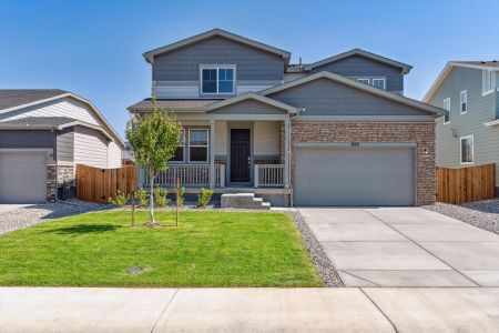 New construction Single-Family house 895 Columbia Street, Johnstown, CO 80534 Avon- photo 0