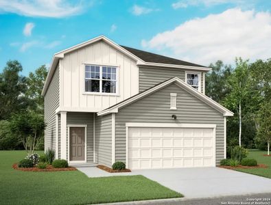 New construction Single-Family house 7722 Fox Xing, San Antonio, TX 78252 plan Magellan - image