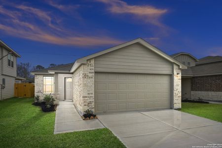 New construction Single-Family house 10315 Appleseed Grove, San Antonio, TX 78224 Denver- photo 0