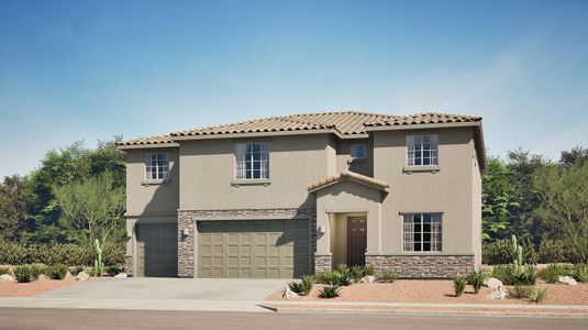 New construction Single-Family house 11254 W Wingspan Wy, Marana, AZ 85653 plan Maple - image