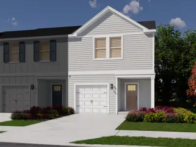 New construction Townhouse house 119 Brook Run Dr, Moncks Corner, SC 29461 plan Anderson - End Unit - image