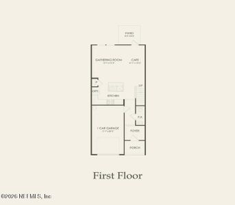 New construction Townhouse house 10106 Whistling Pine Ct, Jacksonville, FL 32221 plan Landmark - image