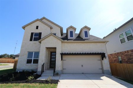 New construction Single-Family house 804 Sanger Ln, Leander, TX 78641 Belmont II- photo 0