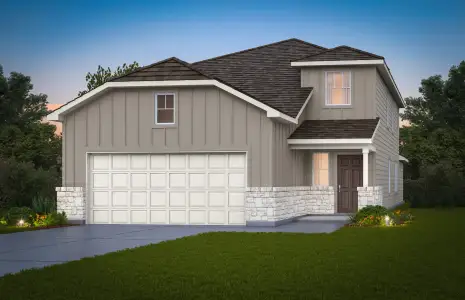 New construction Single-Family house 720 Rubber Tree Wy, Buda, TX 78610 plan Fentress - image