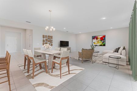 Living and Dining Area of The Chester at Country Club Estates