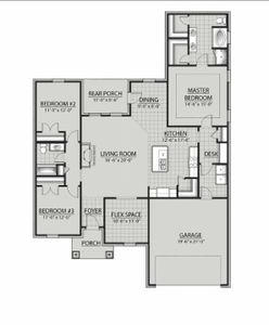 New construction Single-Family house 317 Dove Ct, Bridge City, TX 77611 plan Roses V G - image 4