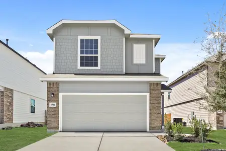 New construction Single-Family house 4911 Blue Rnch, San Antonio, TX 78222 plan The Sequoia - image