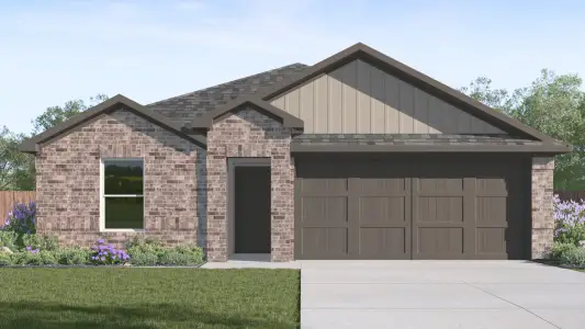 New construction Single-Family house 104 Baby Calf Roping Rd, Jarrell, TX 76537 plan Bradley - image