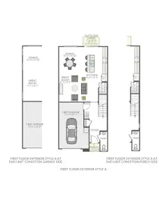 New construction Townhouse house 6029 Longar Ln, Charlotte, NC 28269 plan Hanover - image