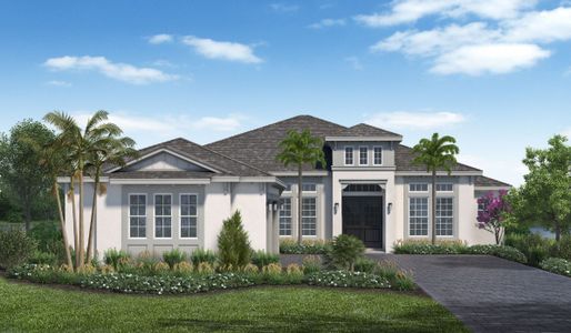 New construction Single-Family house 14959 Woodlot Ct, The Acreage, FL 33470 plan Highland - image