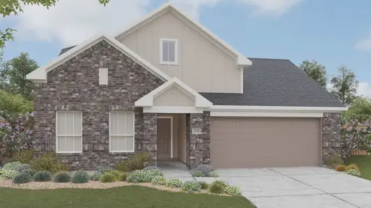 New construction Single-Family house 111 Morgan Meadow Dr, Kyle, TX 78640 plan Meyerson - image
