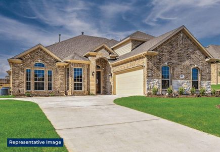 New construction Single-Family house 1618 Whisperwood Wy, Midlothian, TX 76065 plan Brenton FSW - image