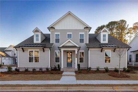 New construction Single-Family house Dahlonega Street, Cumming, GA 30040 The Lassiter- photo 0