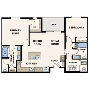 New construction Condo house 483 Interlocken Blvd, Unit 309, Broomfield, CO 80021 plan Residence 2A - image