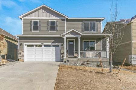 New construction Single-Family house 14096 Black Sedge Cir, Parker, CO 80134 HENLEY- photo 0